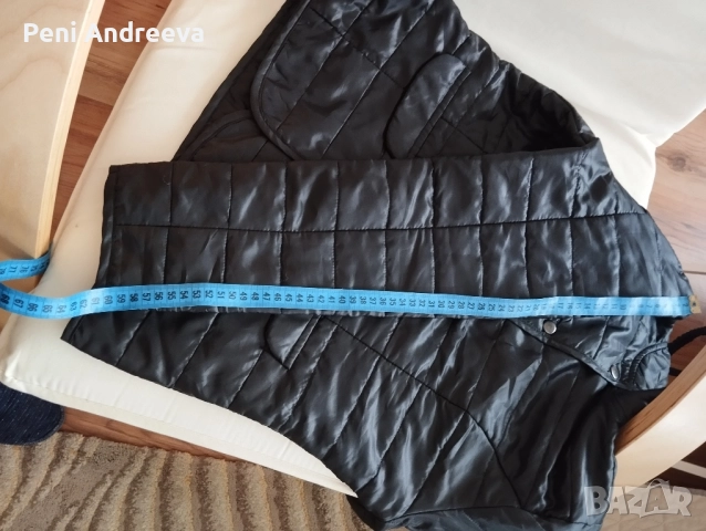 Черно есенно сако, снимка 5 - Сака - 52095263