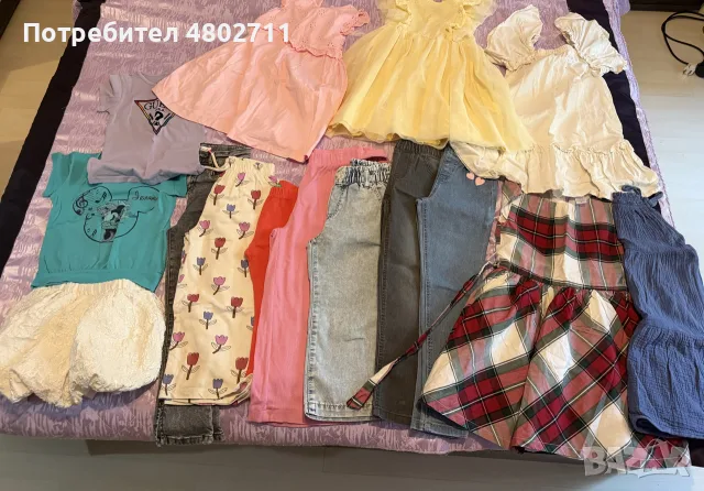 уникални дрешки за момиче 4-6 години