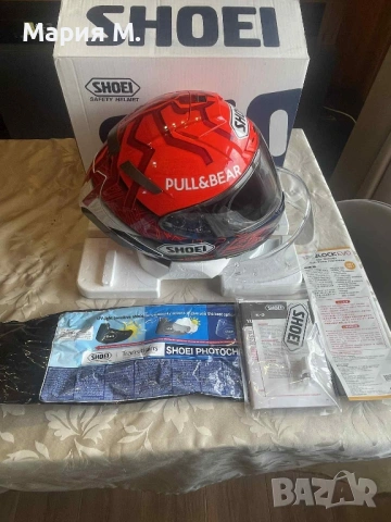 SHOEI X-Spirit ||| Marquez 6, снимка 4 - Аксесоари и консумативи - 53037035