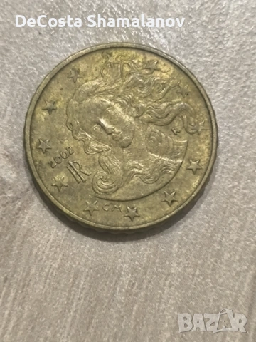 Монета 10 цента Италия