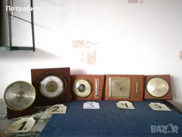 Барометри, измервателни уреди,стари немски от различни производители в различни държави. ., снимка 18 - Антикварни и старинни предмети - 42667616