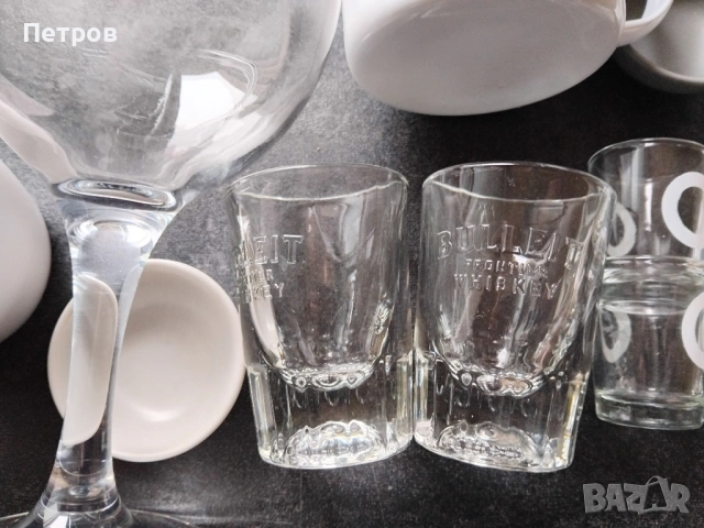 Комплект чаши - за Bullet Whiskey, Beefeater, Bushmills, снимка 2 - Чаши - 53173724