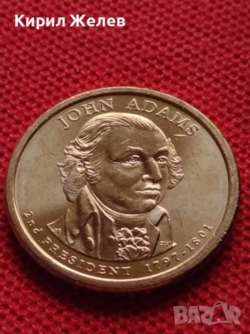 Възпоменателна монета JOHN ADAMS 2 президент на САЩ (1797-1801) за КОЛЕКЦИЯ 37757, снимка 2 - Нумизматика и бонистика - 40764133