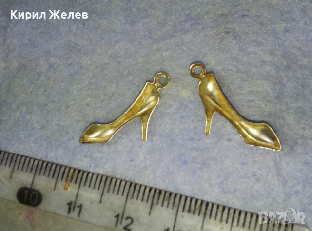 Две ЕЛЕГАНТНИ СРЕБЪРНИ ДАМСКИ ПАНТОФКИ ОБУВКИ - АРТ ВИСУЛКИ 40055, снимка 10 - Бижутерийни комплекти - 42380572