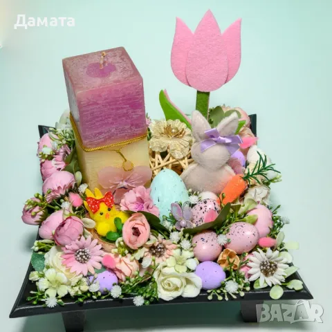 Великденски и пролетни декорации -венци/панери