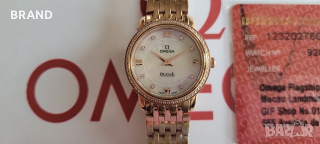 Дамски часовник OMEGA De Ville Prestige quartz 27.4mm батерия клас 5А+, снимка 11 - Дамски - 34772943