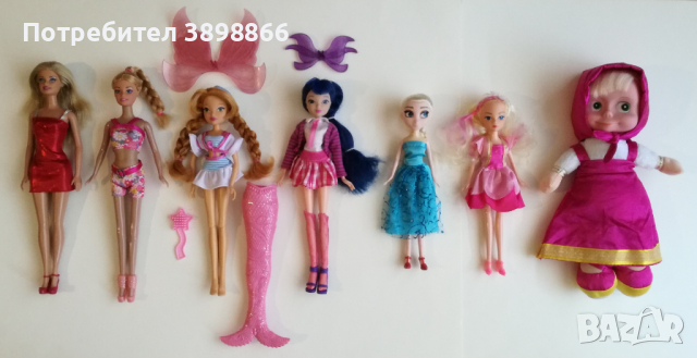 Кукли Barbie, Winx, Елза и други