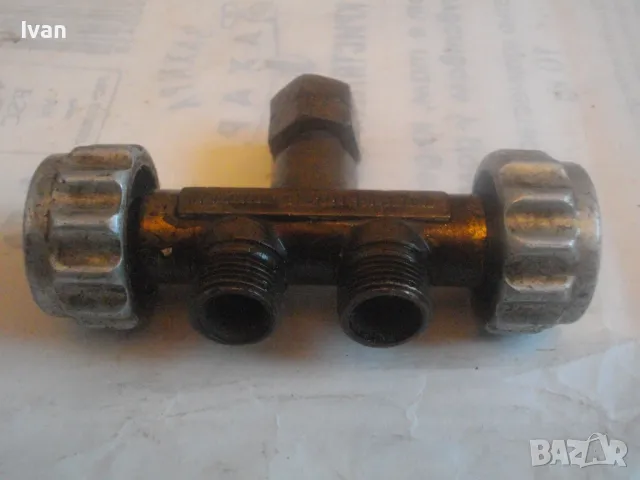 НОВ НЕМСКИ ТРОЙНИК РАЗКЛОНИТЕЛЕН РЕГУЛИРУЕМ ЗА КИСЛОРОД АЦЕТИЛЕН ЗА ОКСИЖЕН СЪС СПИРАТЕЛНИ КРАНОВЕ , снимка 17 - Други инструменти - 48318005