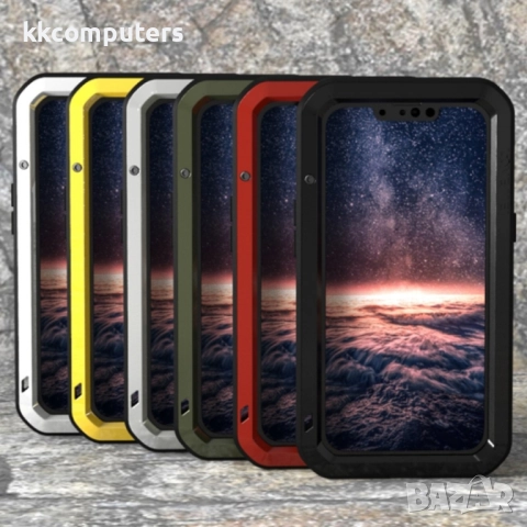 Apple iPhone 13 mini LOVE MEI Удароустойчив/Водоустойчив Калъф и Протектор, снимка 2 - Калъфи, кейсове - 52691746