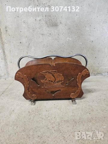 Стойка за списания и вестници, снимка 4 - Декорация за дома - 40853199