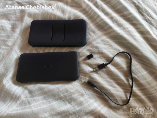 Redmi Power Bank 10000mAh - Черен, снимка 2 - Външни батерии - 52421048
