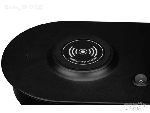 Настолна лампа със станция за безжично зареждане , снимка 3 - Настолни лампи - 51667337