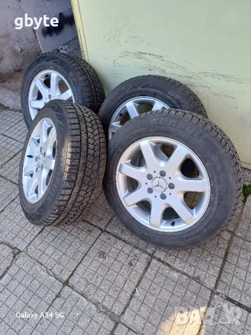 Джанти Мерцедес със гуми, снимка 4 - Гуми и джанти - 38557281