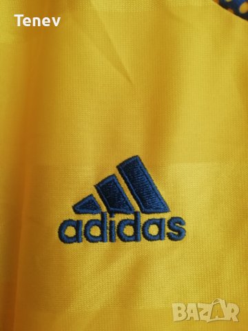 Швеция Адидас Оригинална Дамска Футболна Фланелка Тениска Sweden Adidas , снимка 6 - Тениски - 41553800