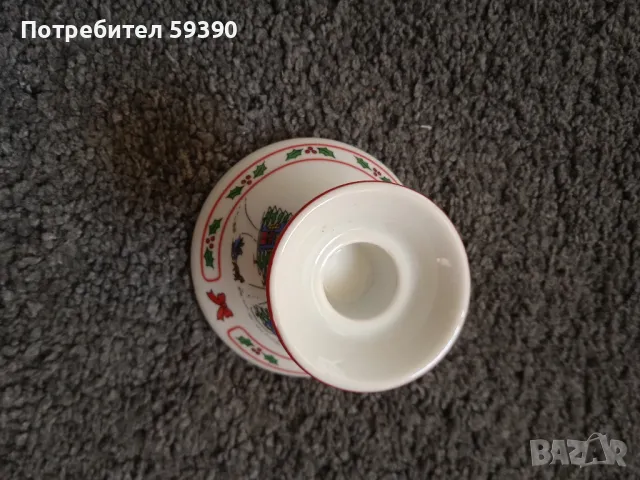 Красив японски порцеланов свещник , снимка 5 - Декорация за дома - 47313534