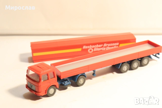 WIKING H0 1/87 MAN KАМИОН РЕТРО МОДЕЛ TIR, снимка 6 - Колекции - 53732628