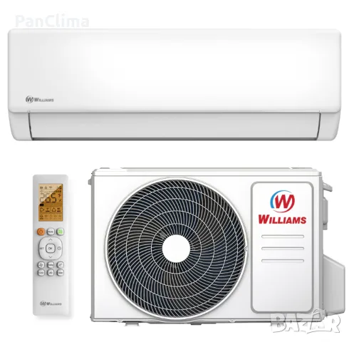 Инверторен климатик Williams Glory WSAG-12NR3/WSOG-12NRX, 12 000 BTU, клас A++, Wi-Fi
