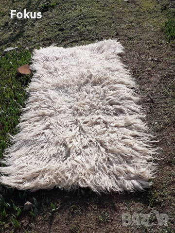 Стар губер китеник рогозка 100% естествена вълна, снимка 2 - Антикварни и старинни предмети - 53340399