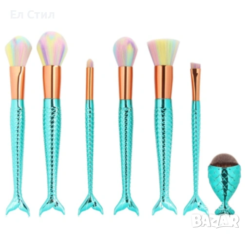 Професионални четки за грим Русалка HZS33, снимка 3 - Други - 53866545