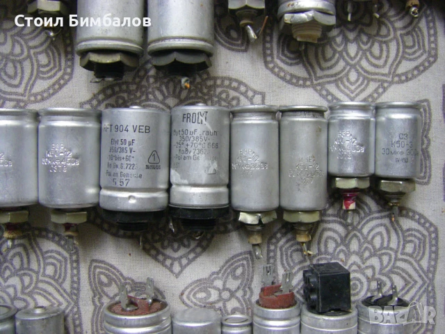 Електролитни кондензатори 3мкФ до 400мкФ, снимка 5 - Друга електроника - 42328913