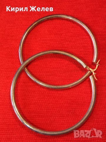 СТИЛНИ ЕФЕКТНИ КЛАСИЧЕСКИ СРЕБЪРНИ РЕТРО АРТ ОБЕЦИ СРЕБРО 925 ПРОБА ГОЛЕМИ 38425, снимка 13 - Обеци - 41388427