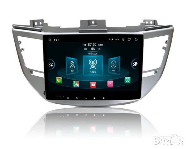 Мултимедия, Двоен дин, за Hyundai Tucson, Навигация, автомобил, плеър, Android, Хюндай Туксон, 2015