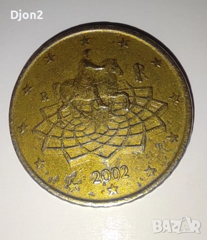 Евро Монета вижда се номинала