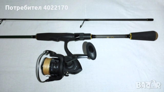 Спининг комплект Filstar Express Spin 1-7г с макара Mikado Sensual NG 2004FD с плетено влакно, снимка 5 - Такъми - 53809345