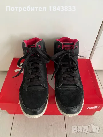 PUMA маратонки естествена кожа, снимка 2 - Детски маратонки - 55920331