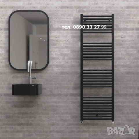 Черна лира за баня Cordivari Lisa 22 Италия 450х700