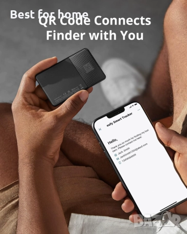 Security Smart тракер карта , работи с Apple Find My проследяване на портфейл,телефон , снимка 7 - Друга електроника - 51807519