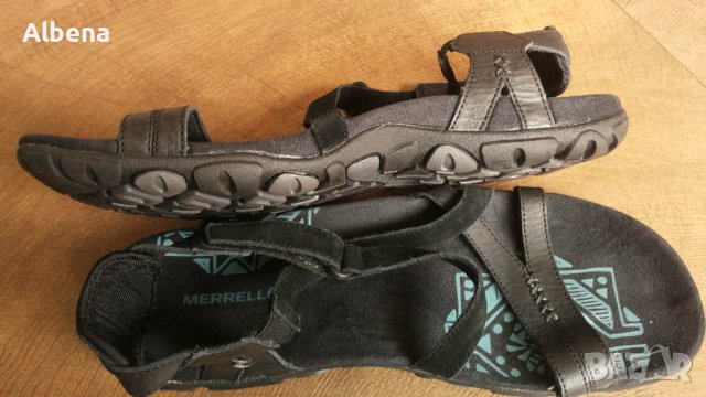 MERRELL Real Leather Размер EUR 41 / UK 8 сандали естествена кожа 94-13-S, снимка 9 - Мъжки сандали - 40722906