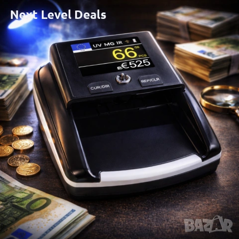 🔒 Детектор за фалшиви банкноти AL-130T – бърза и сигурна проверка за професионална употреба, снимка 6 - Друга електроника - 53419417