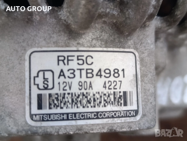 Динамо, алтернатор Mazda  / Мазда  2.0Д  - A3TB4981, снимка 2 - Части - 53402548