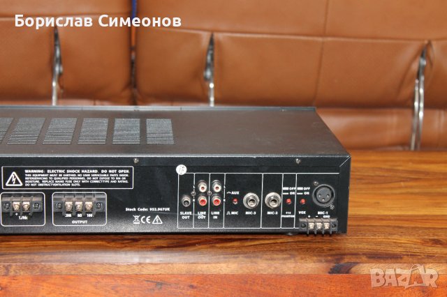 A30 4 Channel Mixer Amplifier - 100V Line, снимка 9 - Ресийвъри, усилватели, смесителни пултове - 42735337