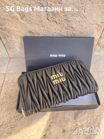 Miu miu miv miv  дамско портмоне дамски портфейл код 900, снимка 5 - Портфейли, портмонета - 35671690