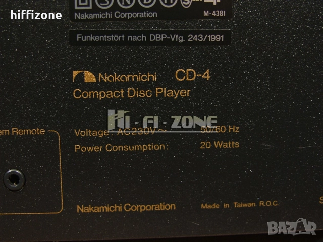 CD плеър   Nakamichi cd-4 , снимка 9 - Ресийвъри, усилватели, смесителни пултове - 52944312