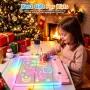Нова LED светеща дъска за рисуване 16", 7 маркера, Type-C, подарък за деца, снимка 6