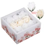 Кутия с рози-9 броя/кутия с рози/бели рози, снимка 1