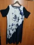 НОВА 3xl раз.56 ЕЛЕГАНТНА ЛЯТНА ТЪМНОСИНЯ РОКЛЯ , снимка 3