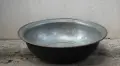 Стар Голям меден бакърен леген бакърен съд , снимка 2