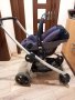 Maxi cosy комплект бебешка детска количка 3 в 1, с кош за кола макси кози pebble, снимка 13