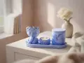 Комплект за дома или подарък от гипсокерамика , снимка 2
