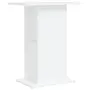vidaXL Поставка за аквариум, бяла, 60,5x36x72,5 см, инженерно дърво, снимка 1