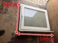 2609  PVC ПВЦ дограма прозорец 90 см / 108 см 56 евро                           г,г -  .с дъска отдо, снимка 1