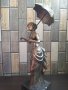 Бронзова Скулптура във Сребърно Покритие-Дамата със Чадъра 19 Век Испания 31 см Височина , снимка 7