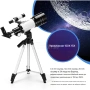 Астрономически телескоп F30070M със статив, вашият прозорец към небето, снимка 4