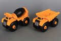 Детски комплект от багер, камион, валяк и др. строителни машини, снимка 7