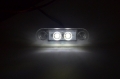 1 бр. LED ЛЕД габарити флаш с 2 SMD диода за ролбар бели , Полша, снимка 3