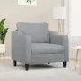 vidaXL Стол кресло светлосив 60 см плат, снимка 2